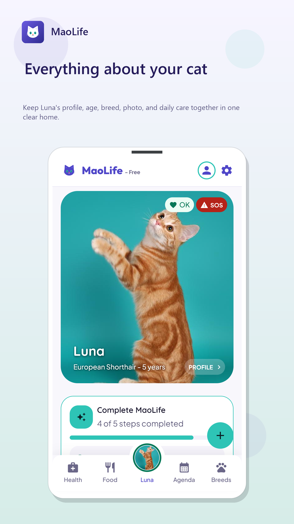 Schermata 2 di MaoLife: Tutto il tuo gatto. Sempre con te.