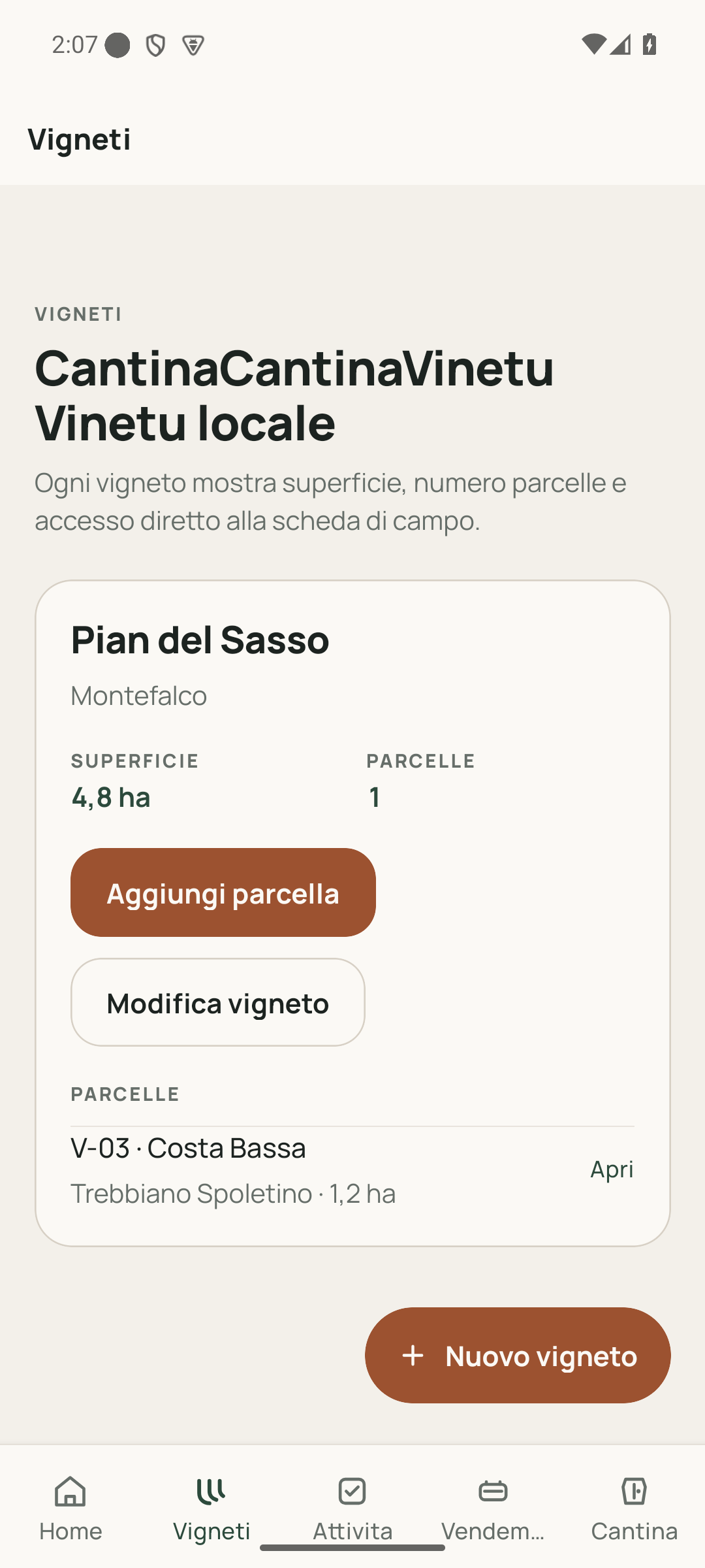 Schermata 2 di Vinetum
